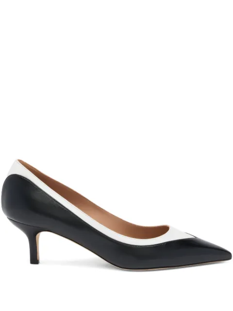 Malone Souliers Emmanuelle leather pumps Black EMMANUELLE452