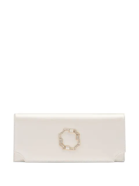 Malone Souliers Vivien embellished clutch bag Neutrals VIVIEN80