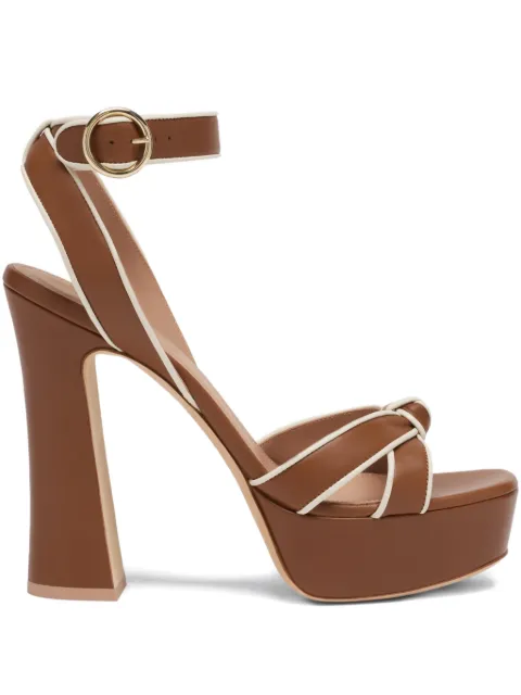 Malone Souliers Rudi leather sandals Brown RUDI1251