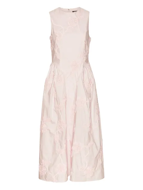 ROTATE BIRGER CHRISTENSEN flower midi dress light pink Pink 1151061809CO