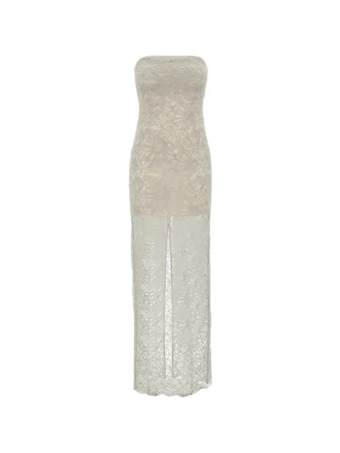 ROTATE BIRGER CHRISTENSEN lace strapless dress White 115700039039