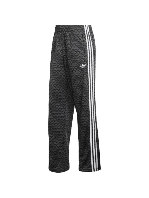 adidas Firebird logo-print stripe track pants Grey KC9159