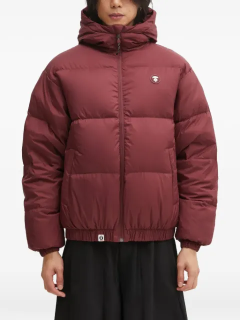 AAPE BY *A BATHING APE® hooded padded jacket Red AAPDNM7725XXP