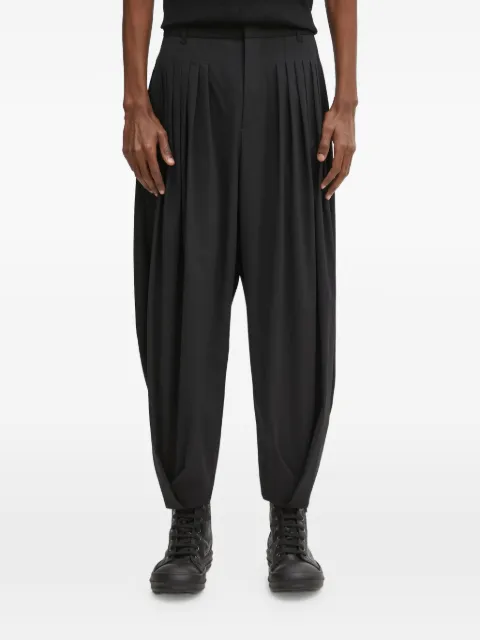Ader Error pleated trousers Black BO01FWSA0206BK