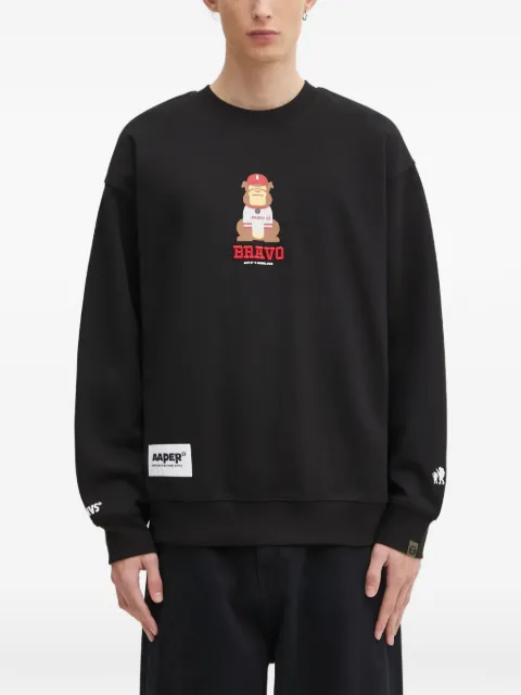 AAPE BY *A BATHING APE® graphic-print sweatshirt Black AAPSWMC368XXP