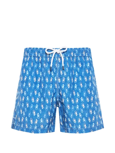 Fedeli lizard-print swim shorts Blue TU000318