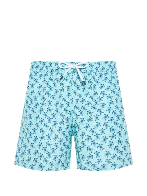 Fedeli turtle-print swim shorts Blue TU000318F950
