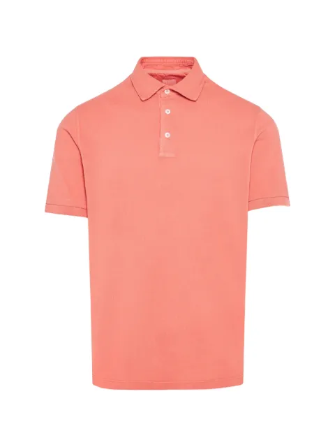 Fedeli North buttoned polo shirt Red TUF00102