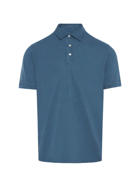 Fedeli button polo shirt Blue TUF00102