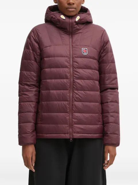 Fjällräven logo-detail padded jacket Red F86122