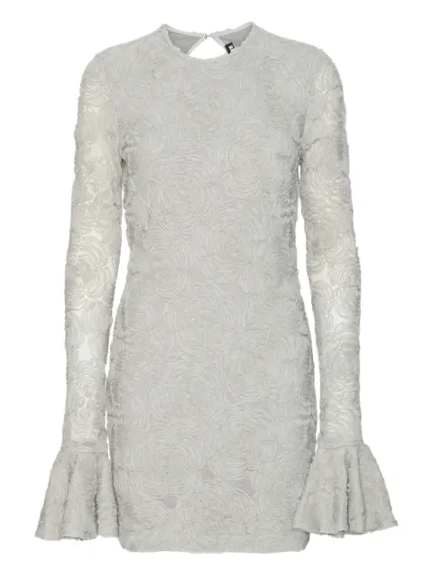 ROTATE BIRGER CHRISTENSEN long-sleeves mini dress Grey 1152271210