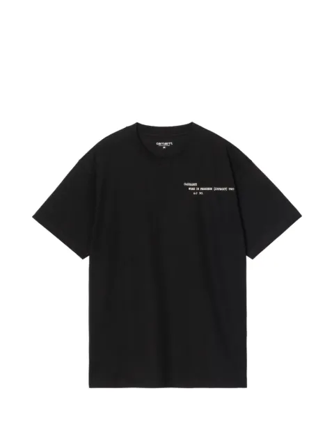 Carhartt WIP punched T-shirt Black I03600689XX