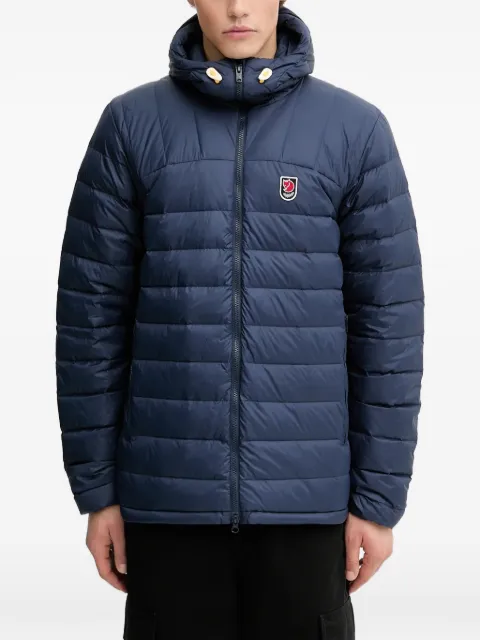 Fjällräven logo-detail padded jacket Blue F86121