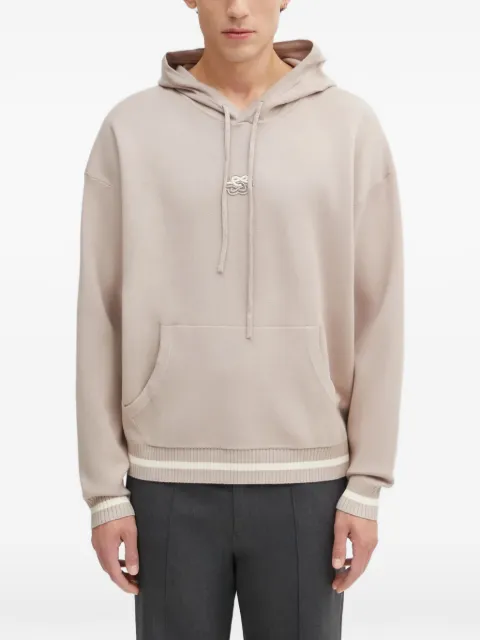 Filling Pieces logo-detail hoodie Neutrals 422532500265