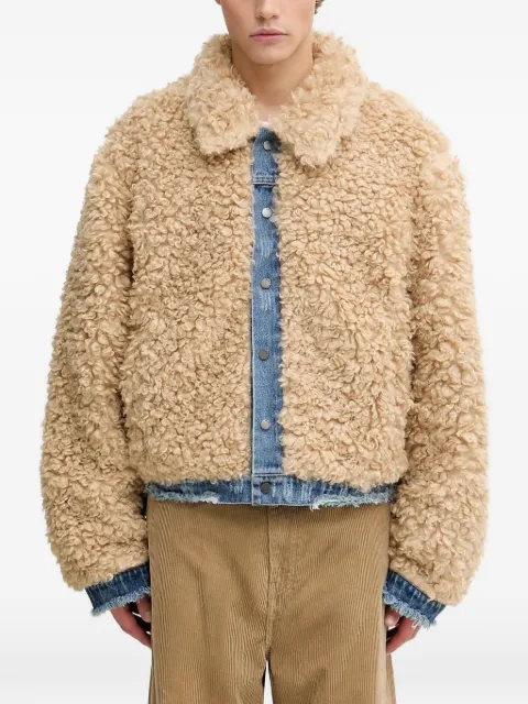 Daily Paper reversible faux-fur jacket Blue 2521018