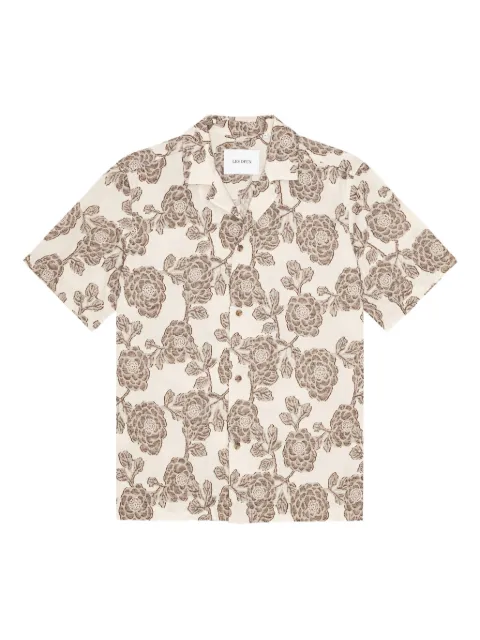 Les Deux floral-pattern shirt Neutrals 1001376