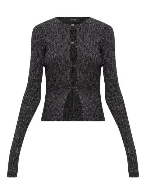 AMIRI Ma hardware cardigan Grey AWTOKN1015