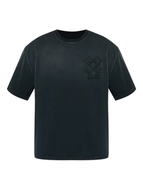 AMIRI logo-embroidered short-sleeve T-shirt Black AMTOJR1029