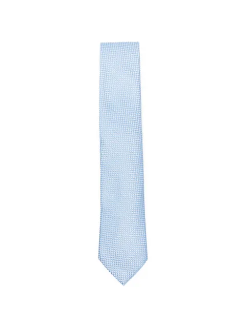 Zegna textured-finish tie Blue Z3E30TA31P8