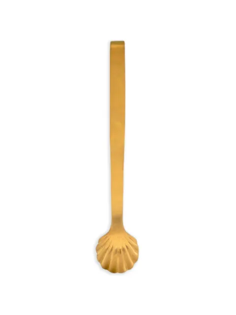 Bitossi Home sea shell sugar cube tongs Gold LTS02036