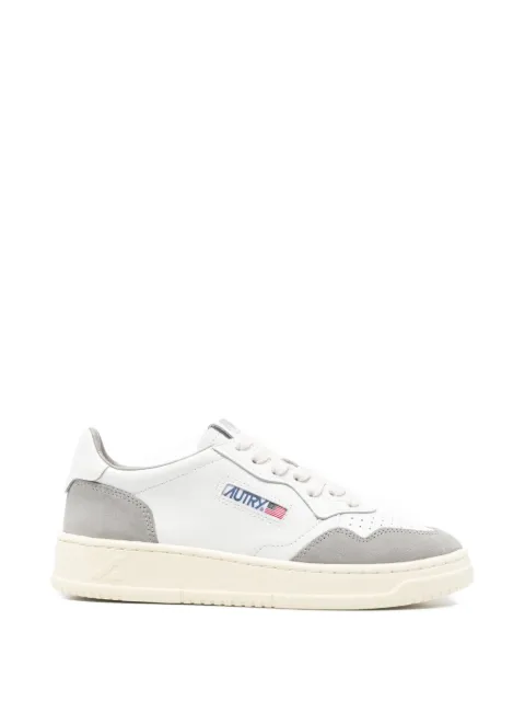 Autry Medalist perforated panelled sneakers White AULWFT01