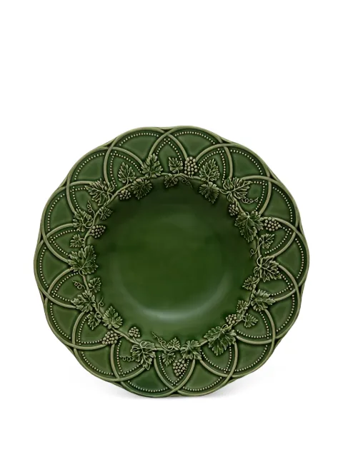 Bordallo Pinheiro Forest grape-detail plates (set for two) Green 65002464SET2