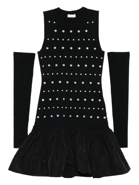 LIU JO knit dress with thumbhole sleeves Black WA6094MS55N