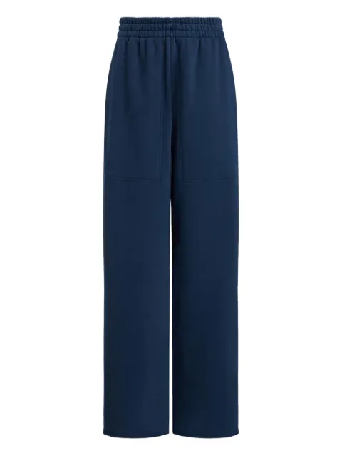 12 STOREEZ patch-pocket track pants Blue 129557