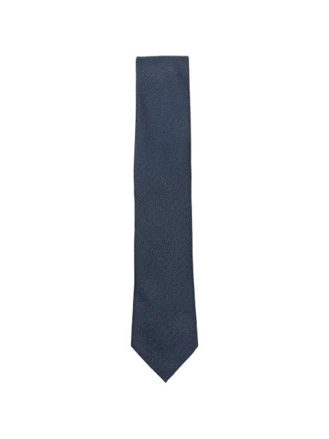 Zegna textured-finish tie Blue Z3A11TA31P8