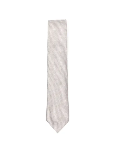 Zegna textured-finish tie Neutrals Z3E30TA31P8