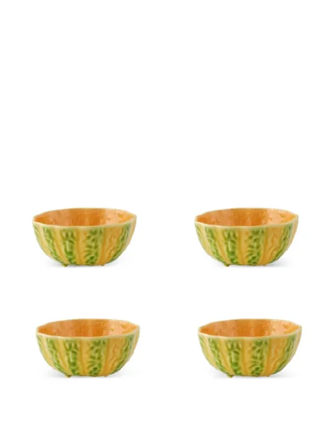 Bordallo Pinheiro large pumpkin bowl (four-person setting) Yellow 65022950SET4