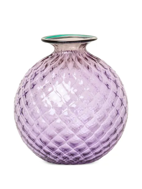 Venini Monofiore Balloton diamond-pattern vase Purple FO310018000F0BU1