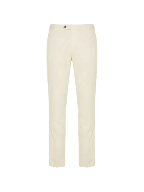 PT Torino button-fastening tapered trousers Neutrals VTJGZ20CL1PU25