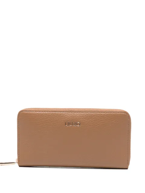 LIU JO large monogram wallet Neutrals AA6170E1109