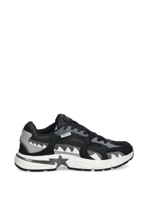 A BATHING APE® Shark Sta #1 panelled sneakers Black 1L30191319