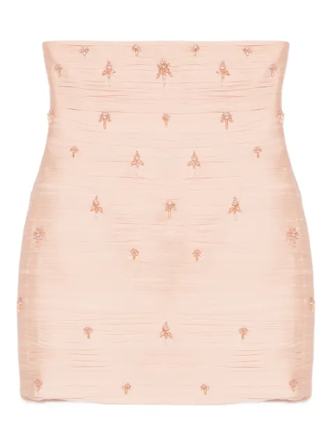 M.Marquise Sonja embroidered mini skirt Pink SONJASKIRT