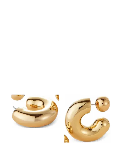 Jenny Bird large Tome hoop earrings Gold JB3297GLD