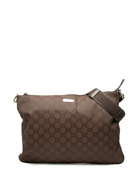 Gucci Pre-Owned 2000-2015 GG Nylon crossbody bag Brown DNAZQWPJVVI00YST