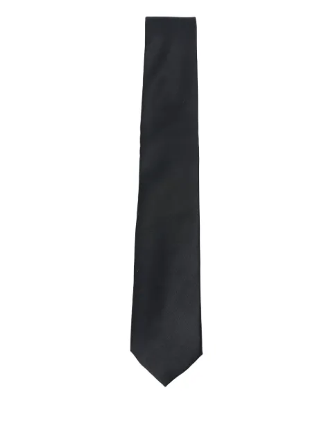 Tagliatore plain tie Blue A10003TIE