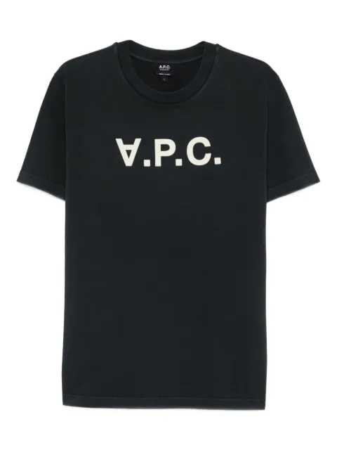 A.P.C. logo-detail T-shirt Black COHMBM26384