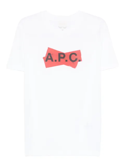 A.P.C. logo-detail T-shirt White COHBMM26457