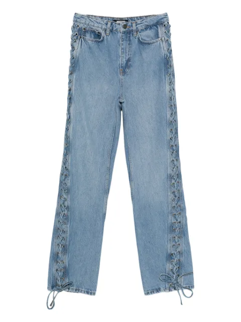 ROTATE BIRGER CHRISTENSEN lace-up jeans Blue 1151691321