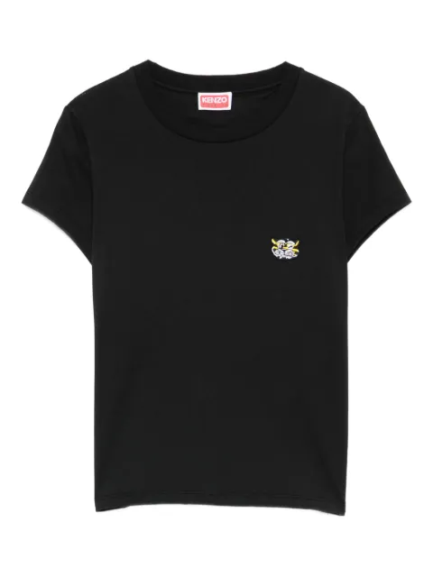 Kenzo Wil Tiger embroidered T-shirt Black FG52TS2164SO