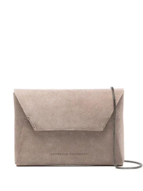 Brunello Cucinelli chain-strap mini bag Grey MWDLD2722C8849