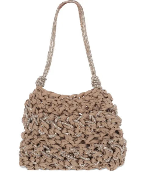 Mela Victory handle shoulder bag Neutrals VITTORIARAFIAAVORIOTORTORANERO