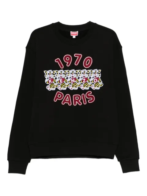 Kenzo embroidered graphic sweatshirt Black FG55SW2064MJ