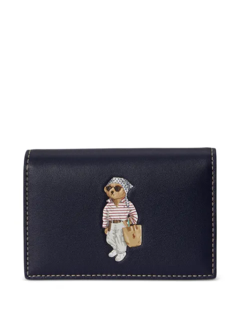 Polo Ralph Lauren Polo Bear leather wallet Blue 427P10992001
