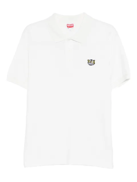 Kenzo Wild Tiger polo shirt White FG55PO1014PU