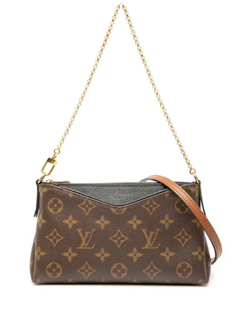 Louis Vuitton Pre-Owned 2016 Monogram Pallas Clutch satchel Black VPOGYYWAYDPGYQ6S