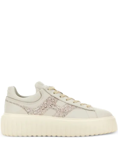 Hogan 40mm logo-detail platform sneakers Neutrals HXW6450FE91UXM